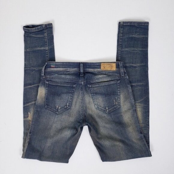 Diesel Getlegg slimskinny low waist wash 0609C stretch denim jeans - Picture 8 of 11